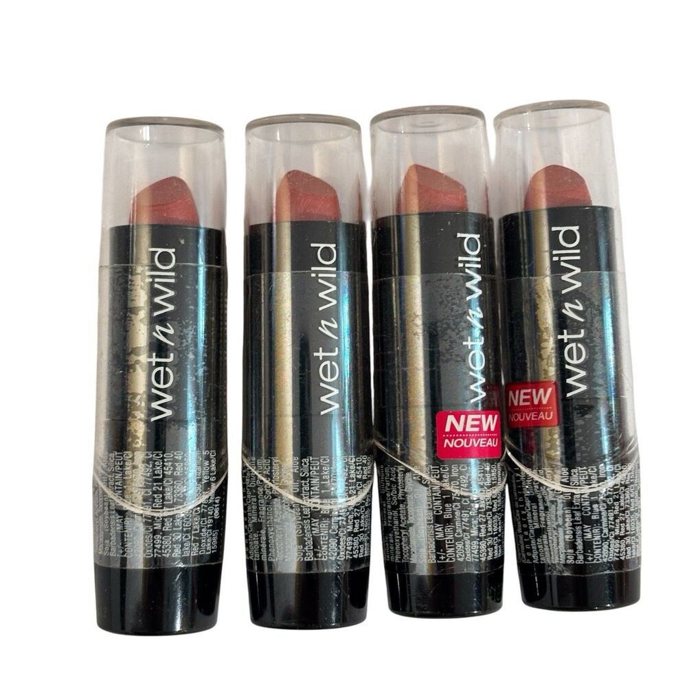 Wet N Wild Lipstick 513C Ready to Swoon Lot of 4 New Sealed